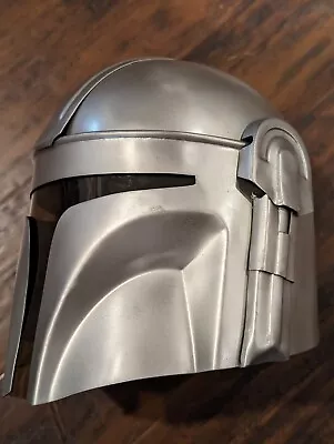 Mandalorian Beskar Helmet Costume Star Wars Metal Hand Made FREE SHIPPING!! • $59.99