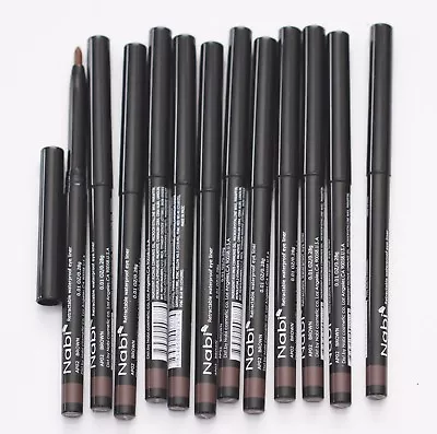 12 PCS NABI AP02 BROWN Retractable Waterproof Eyeliners Pencils • $15