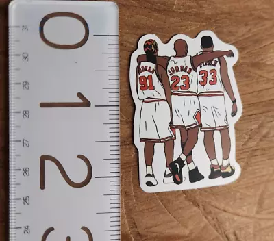 Michael Jordan Sticker Chicago Bulls Sticker NBA Scottie Pippen Dennis Rodman • $1.99