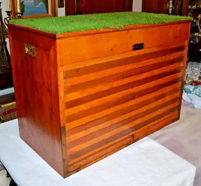 Gorgeous Large Wooden Handmade 6 Drawers  Machinist Chest Tool Box 27 X20 X14  • $539.99