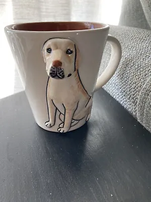 Sunsations Yellow Lab Labrador 3D Coffee Mug Tea Cup 12 Oz Flaw • $3.75