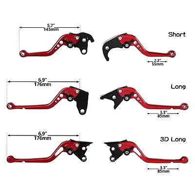 Brake Clutch Levers For Kawasaki Ninja ZX6R 636 07-18 ZX10R 06-15 Z1000 07-16 • $20.99