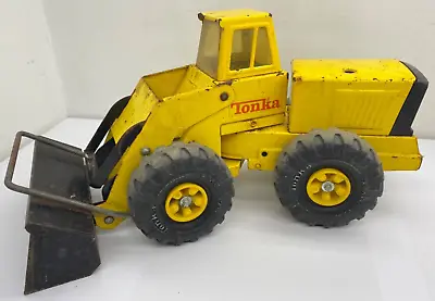 Vintage TONKA XMB-975 MIGHTY TURBO DIESEL Front End Loader Yellow Steel 70’s Toy • $43.99