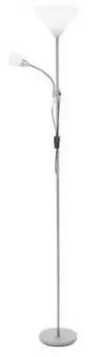 Floor Lamp Father And Child  Silver 178 Cm Tall Floor Lamp Silver • £19.95