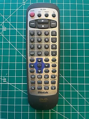 Mintek RC-320 DVD Player Remote Control DVD1500 DVD2110 DVD2580 DVD1600 TESTED • $9.49