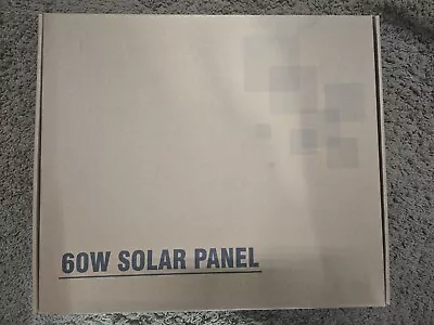 Apowking S60 60W Foldable Solar Panel With USB-C And 18V DC Output • $38