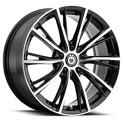 18x8 Konig 53MB Impression Black Machined Wheel 5x108 (40mm) • $288.21