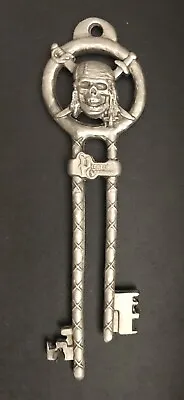 Pewter Pirates Of The Caribbean Jack Sparrow Metal Skeleton Key Figurine S • $7.95