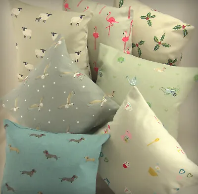 £20.49 • Buy Sophie Allport Fabric.REVERSIBLE 16 40cm Cushion Cover Sheep Duck Bee Flamingo 