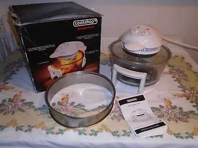 £9.99 • Buy Cook Shop Halogen Oven 11 Litres Capacity Accessories White  Manual In Box Used