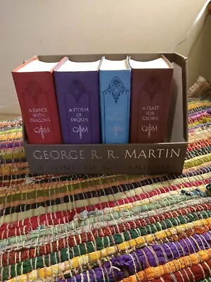 George R. R. Martin A Song Of Ice And Fire Leather Bound Set Missing 1 Book • $5
