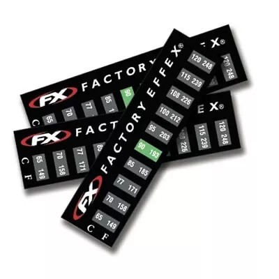 FACTORY EFFEX Engine/Air Temperature Decals/Stickers -3 PACK 08-90225 YZ CRF KTM • $14.95