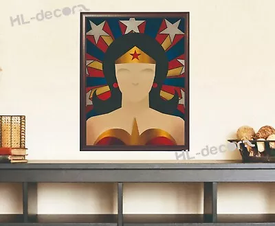 Unframed SuperHero Wonder Woman Poster Canvas Print High Quality Home Decor E • $25.99