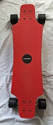 Cruiser Complete Skateboard Longboard 77cm By Crusier Red Activity Sport Board • £14.99