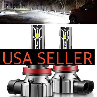 H16 Led Fog Light Bulbs - White Lights Replacement For Toyota Osram Part 64219L+ • $24.97