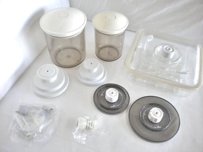 $29.99 • Buy FoodSaver Vacuum Seal Jar Universal Lids Marinator Canisters Hose Bottle Stopper