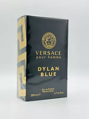 Versace Dylan Blue Men Cologne Spary 6.7 Oz 200 Ml New In Sealed Box • $94.95