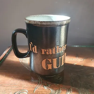 Vintage Dunoon Mug - Stoneware - I'd Rather Be Drinking Guinness • £18