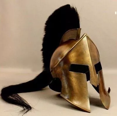 300 King Leonidas Spartan Helmet Warrior Costume Medieval Spartan Helmet • $167.90