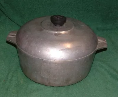 Vintage Magnalite GHC Aluminum 5 Quart 4.5 Liter Dutch Oven Stock Pot W/Lid • $40