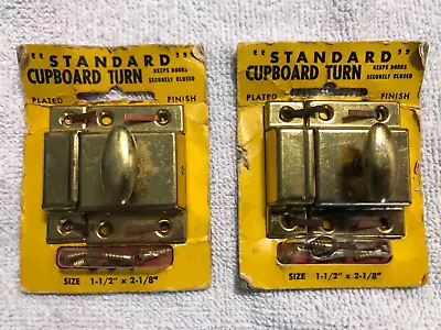Two Matching Vintage Cupboard/ Cabinet Latches Including Mounting Screws • $15