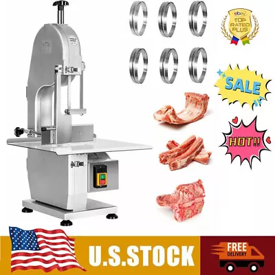 Commercial Electric Frozen Meat Cutting Machine Band Saw Blade Bone Cutter 1500W • $439.99