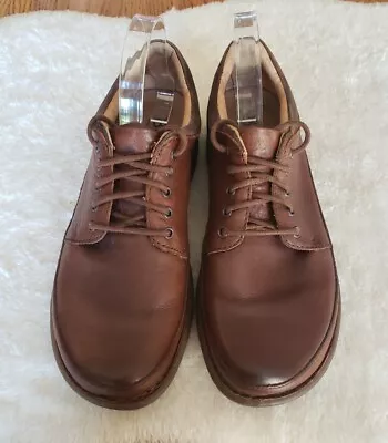 Born Nigel 9M Oxford Brown Leather  Lace Up EUR42 H50506 Mens Shoes Comfort EUC • $22.97