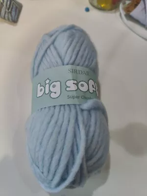 £2.50 • Buy Sirdar Big Softie Yarn 50g Pale Blue