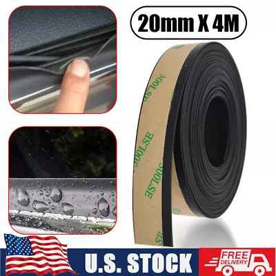 4M Universal Rubber Seal Strip Molding Edge Trim Car Door Window Protector Guard • $12.98