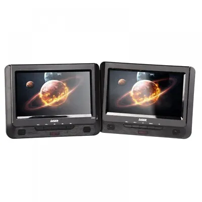 Laser 9 Inch Portable DVD Player Dual Screen With USB SD 12v 240v Region Free SD • $147.04