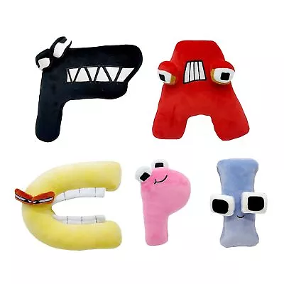 Alphabet Lore Letter A Cozy Plush Doll Educational Toys Xmas Home Decor Gift • £6.84