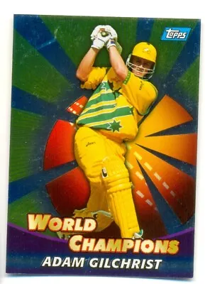 $2 • Buy 2000 Topps ACB GOLD Australian Cricket Card WC6 Adam Gilchrist 