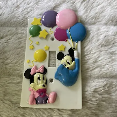 Vintage Mickey And Minnie Light Switch Cover • $16.99