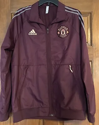CLEARANCE Manchester United Adidas Anthem Jacket Mens Medium (1125) • $67.99