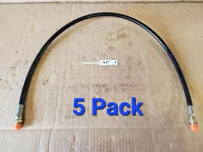 *5 Pack* NOS 1/4  X 40  Hydraulic Hose 1/4  Male NPT 2750 PSI Synflex *Lot Of 5* • $60