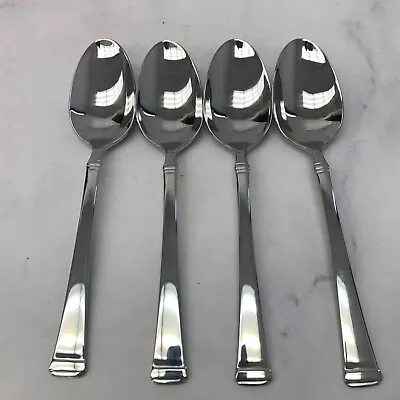 Mikasa Harmony Glossy Set Of 4Soup Spoons 18/10 Stainless Flatware • $19.98