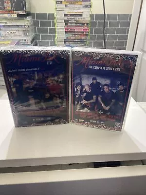 £12.99 • Buy Miami Ink Complete Series Two & Five, [3 Disc Dvd Box Set] *new & Sealed*
