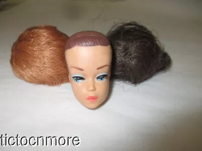 Vintage Barbie Fashion Queen Wig Wardrobe Doll Head 871 & Wigs No Green • $19.99