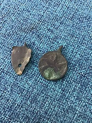 Metal Detecting Find Medieval Heraldic Pendants • £20