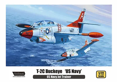 Wolfpack 1/72 T-2C Buckeye  US Navy  Jet Trainer WP10005 • $34.81