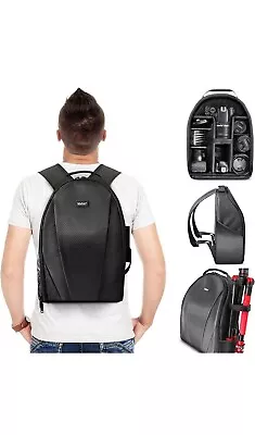 Vivitar SLR Waterproof Camera Laptop Backpack Rucksack Shoulder Bag Multipurpose • $39.99