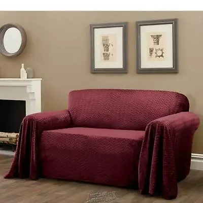 Mason Furniture Throw - Chair Polyester 70 Dx90 W Wine • $39.99