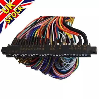 28/56 Pin Jamma Harness Wire Wiring Cable Loom Arcade Game PCB Video Game Board • £14.35