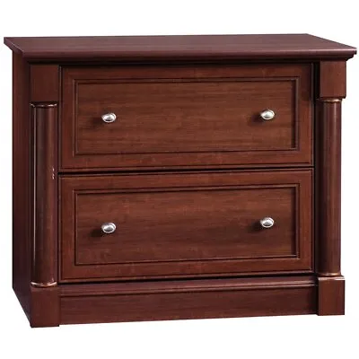 Sauder Palladia Engineered Wood 2-Drawer Lateral File Cabinet In Select Cherry • $293.55