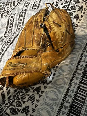 Vintage MICKEY MANTLE Triple Crown Rawlings Glove MM9 New York Yankees • $40