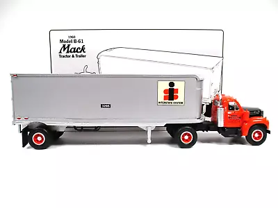 First Gear Interstate Motor Freight - 1960 Mack Model B-61 Semi Truck / Trailer • $29.95