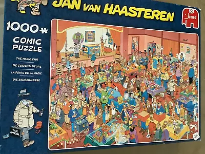 Jan Van Haasteren 1000 Piece Jigsaw 'Magic Fair' Complete • £0.99