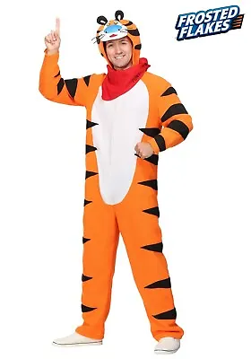 $44.99 • Buy Adult Frosted Flakes Tony The Tiger Cereal Mascot Costume SIZE STANDARD (Used)