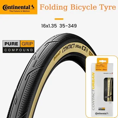 Continental Contact Urban Foldable Tyre 16in 35-349 For Brompton Fold Bike Tire • $75.80