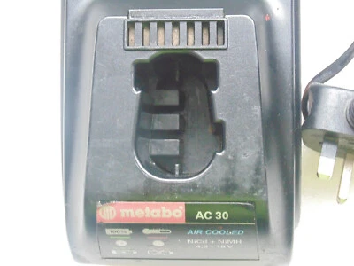 £12 • Buy Metabo 4.8-18v.battery Charger Ni-CD+Ni-MH AC 30 AIR COOLED